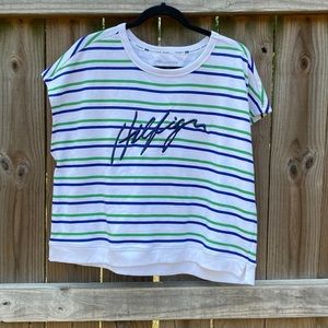 NWT Tommy Hilfiger Active Short Sleeve Sweatshirt